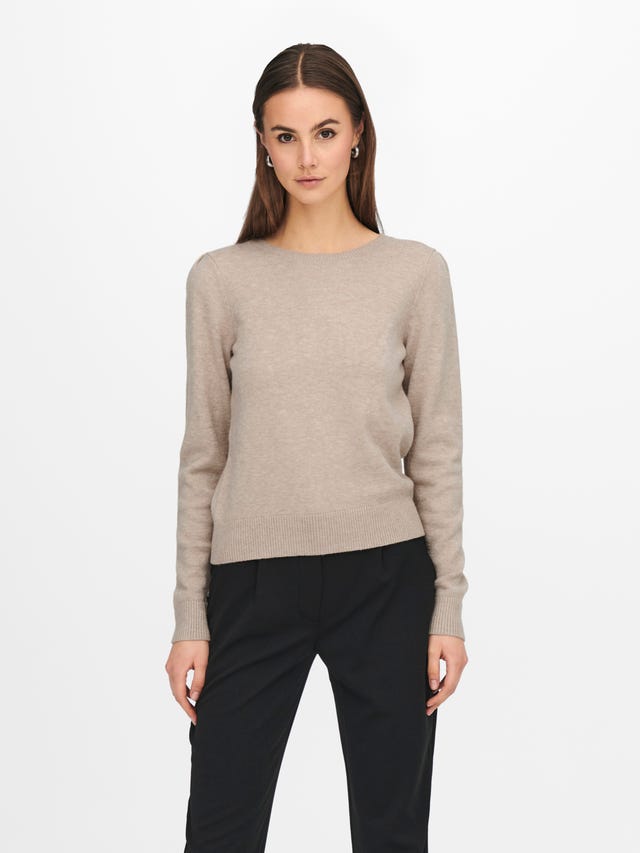 ONLY Puff sleeved Knitted Pullover - 15237060