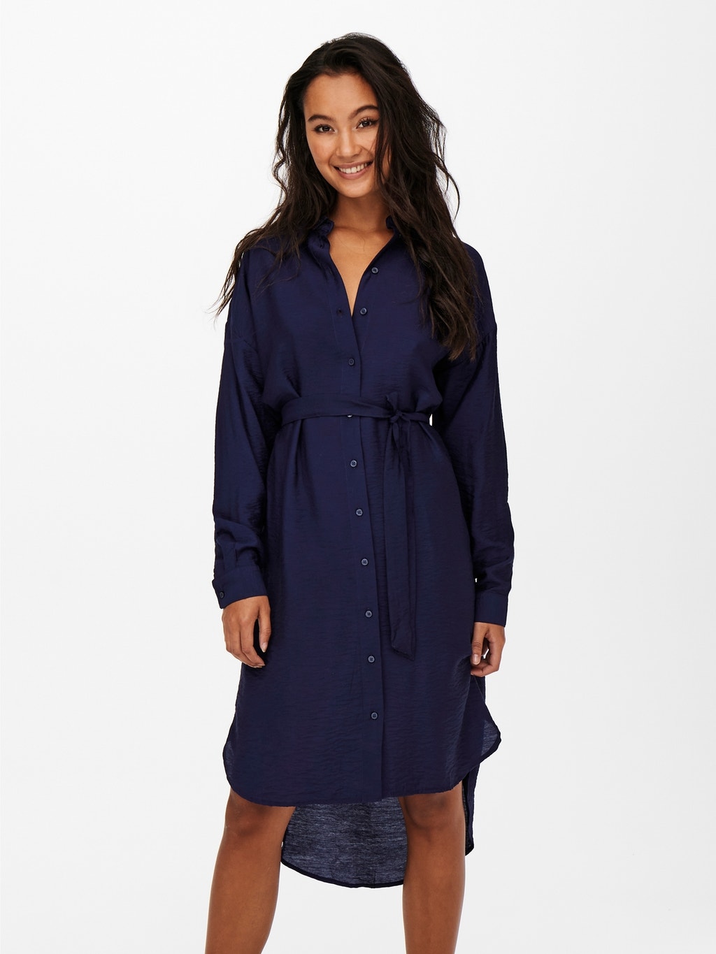 Knee length Shirt dress | Dark Blue | ONLY®