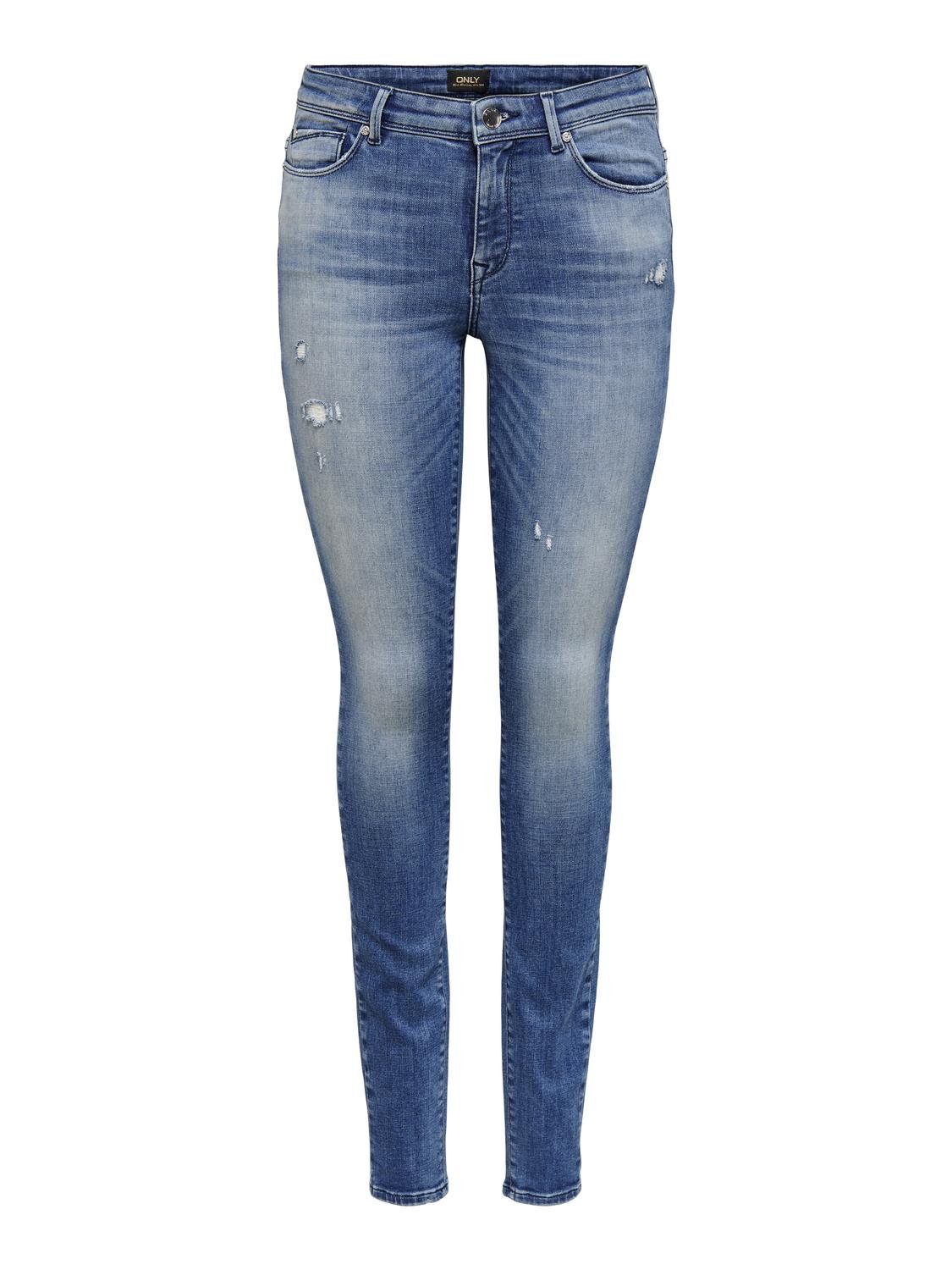 ONLY ONLShape Life Reg Jeans skinny fit -Medium Blue Denim - 15237326