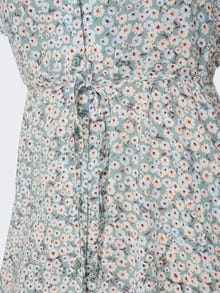 ONLY Regular Fit V-hals Kort kjole -Gray Mist - 15237382