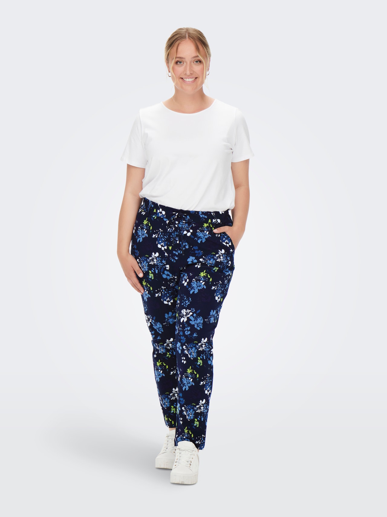 ONLY Regular Fit Trousers -Night Sky - 15237446