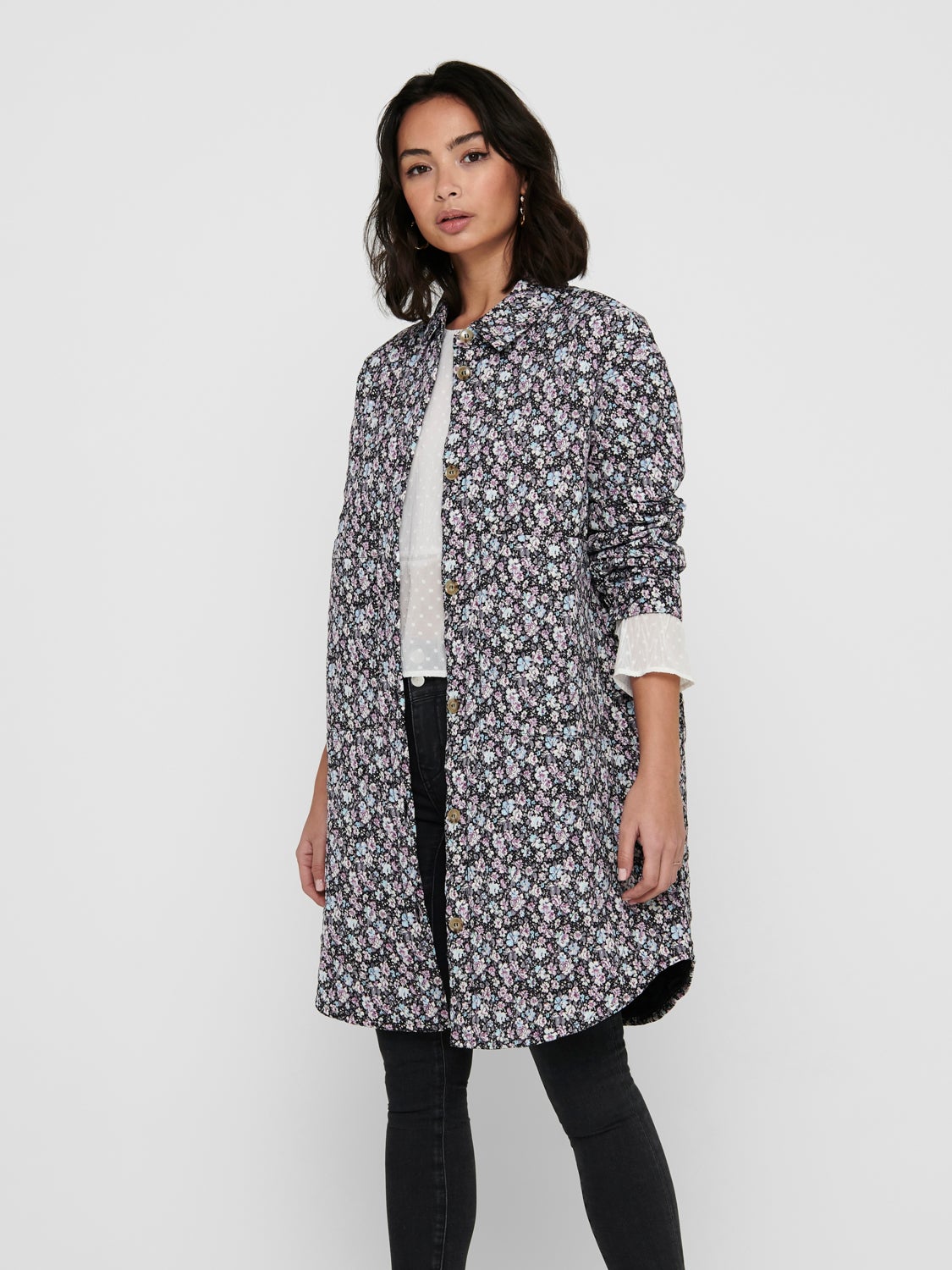 a new day quilted pullover