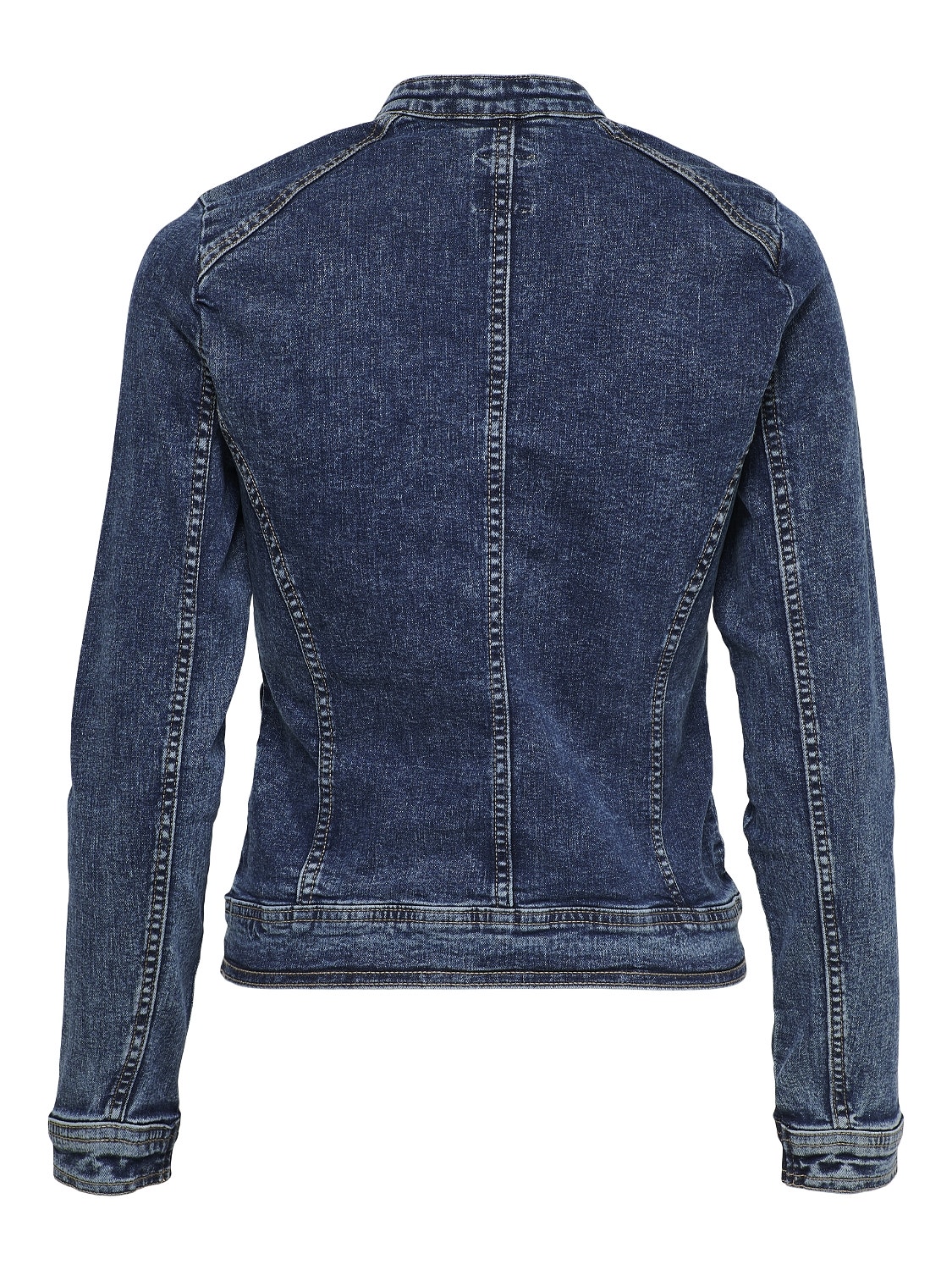 ONLY Biker collar Jacket -Medium Blue Denim - 15237497