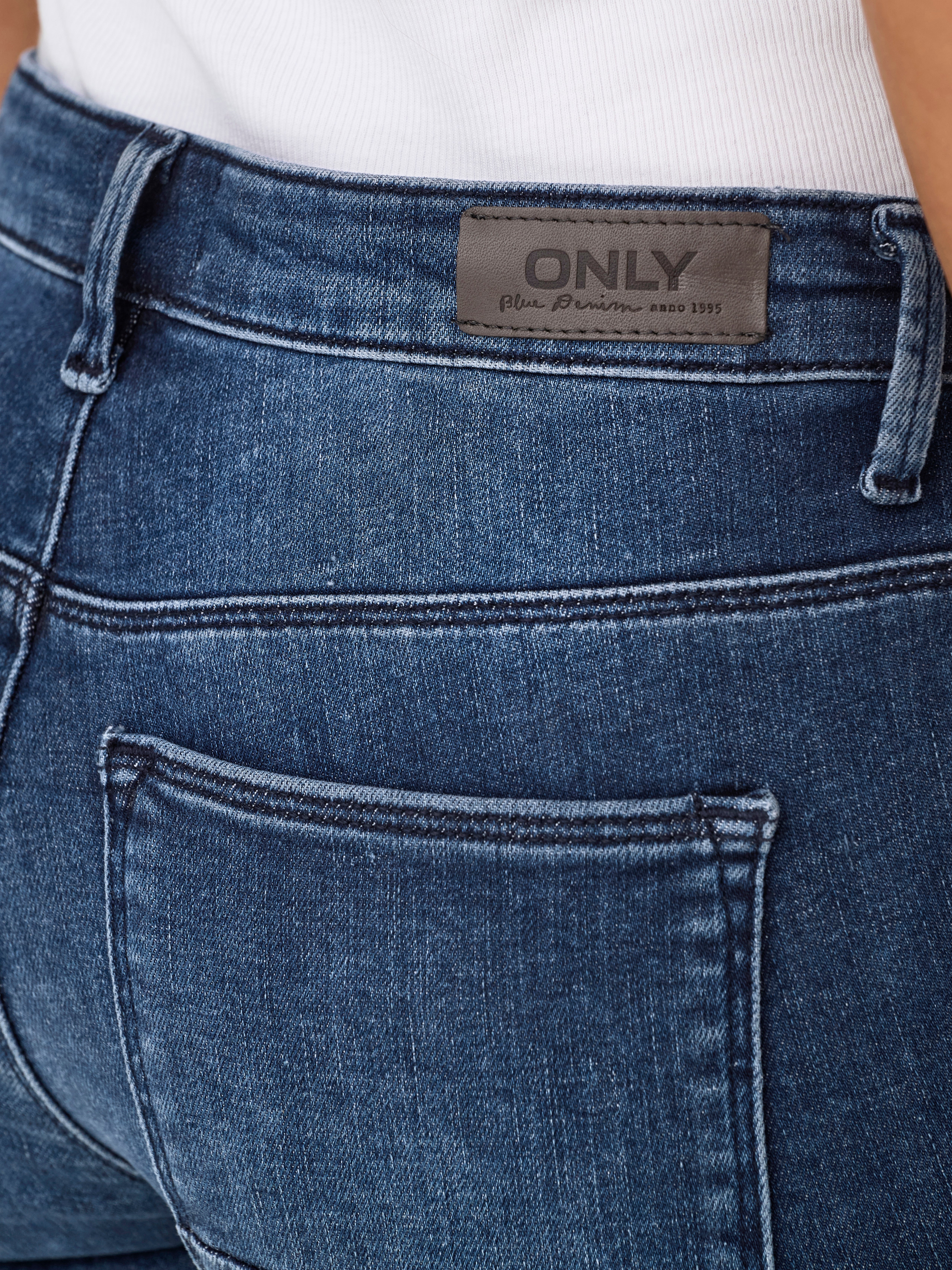 ONLKENDELL Mittlere Taille Skinny Fit Jeans | Dunkelblau | ONLY®