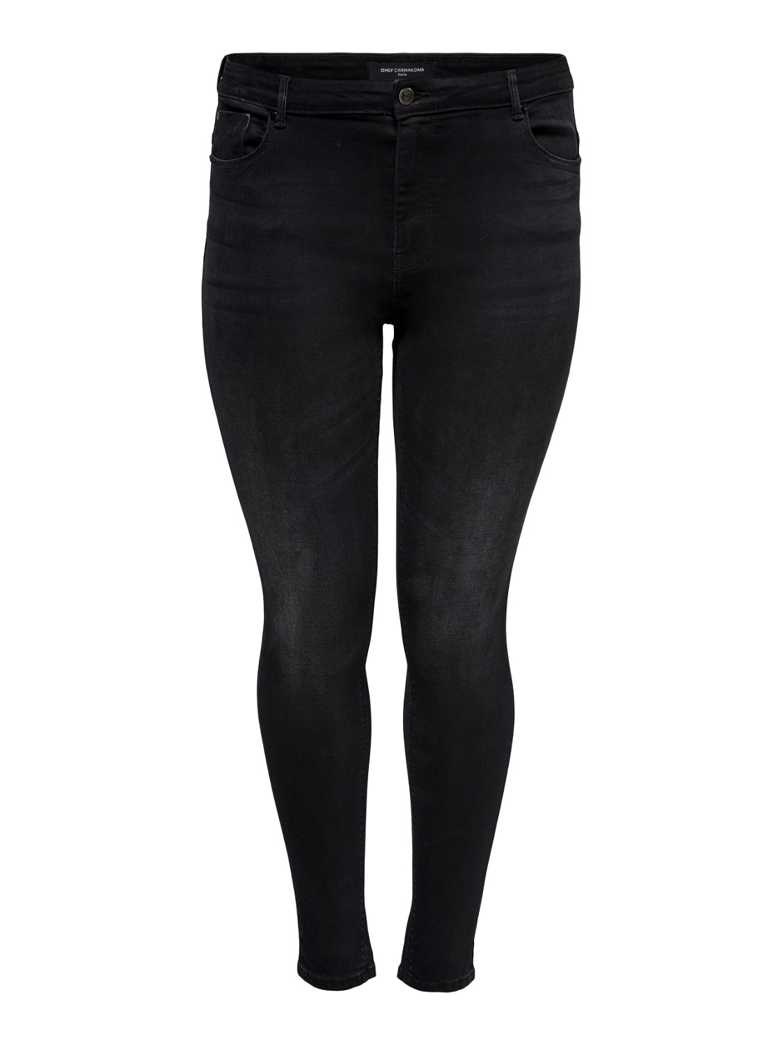 ONLY Curvy CarLaola life reg Skinny jeans -Black Denim - 15237616