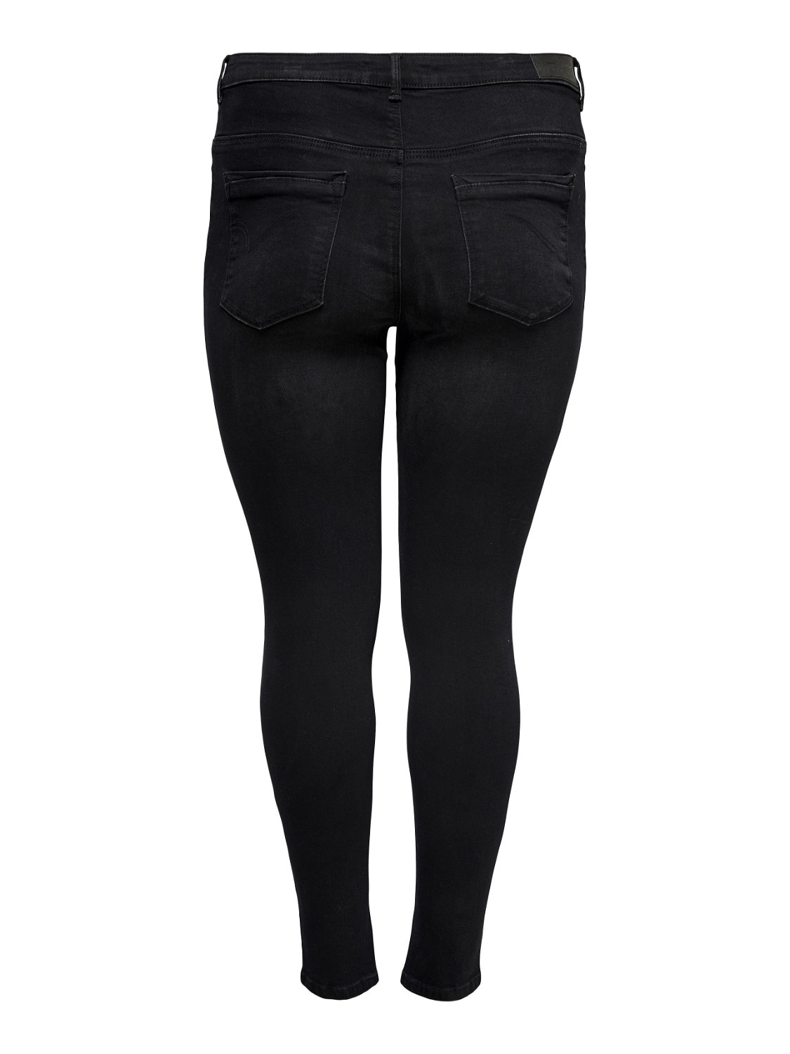 ONLY Curvy CarLaola life reg Skinny fit-jeans -Black Denim - 15237616