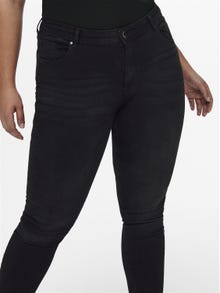 ONLY Curvy CarLaola life reg Skinny fit-jeans -Black Denim - 15237616