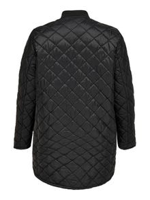 ONLY Curvy quiltet coat -Black - 15237687