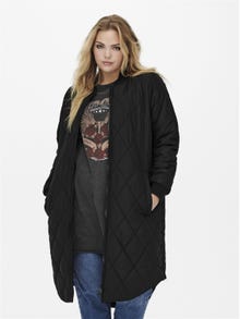 ONLY Curvy quilted Jacket -Black - 15237689