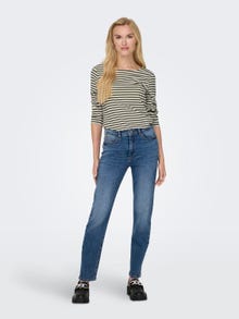 ONLY Striped Top -Winter Moss - 15237739