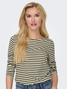 ONLY Con cuello barco Top -Winter Moss - 15237739