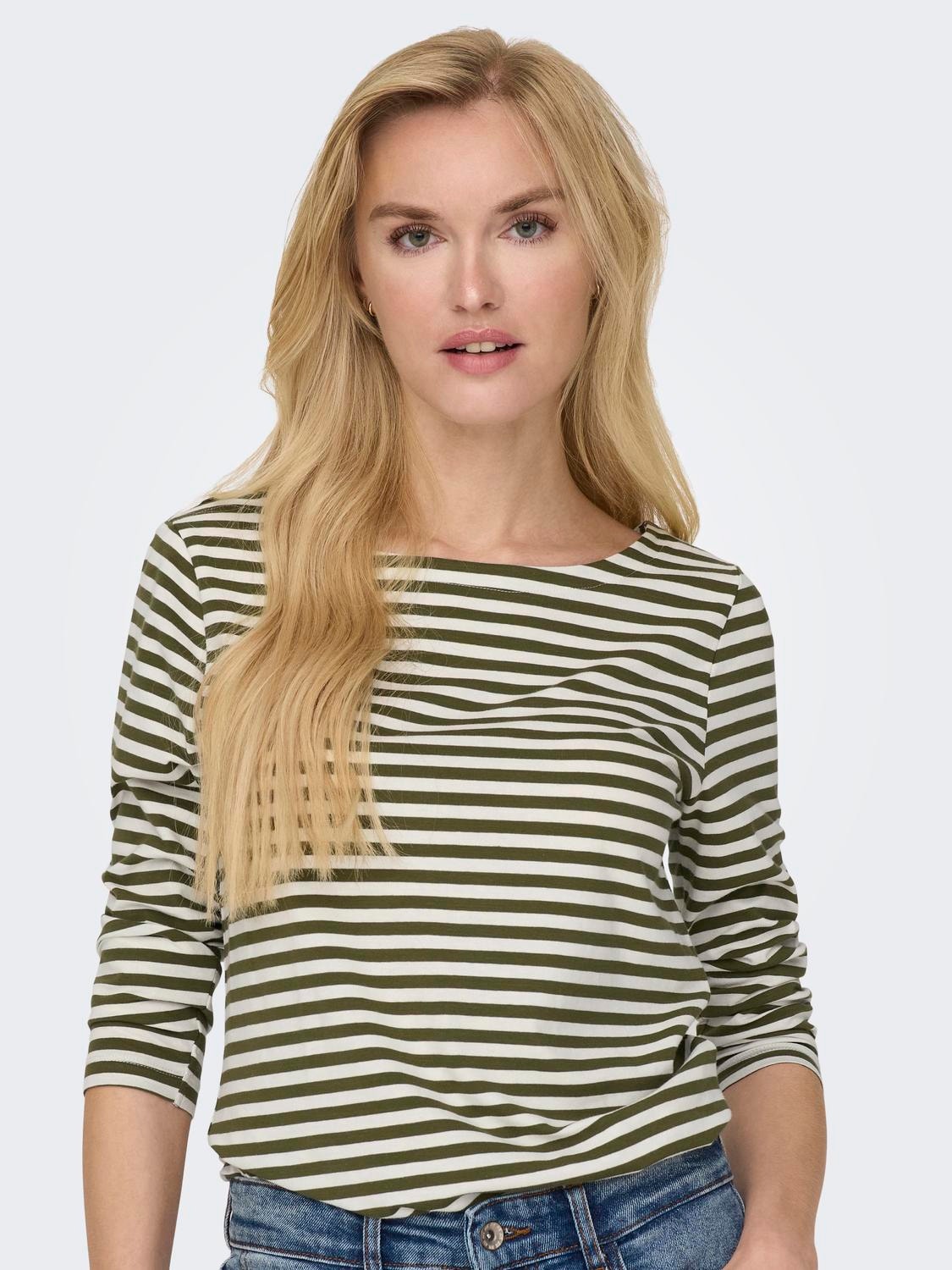 ONLY Con cuello barco Top -Winter Moss - 15237739