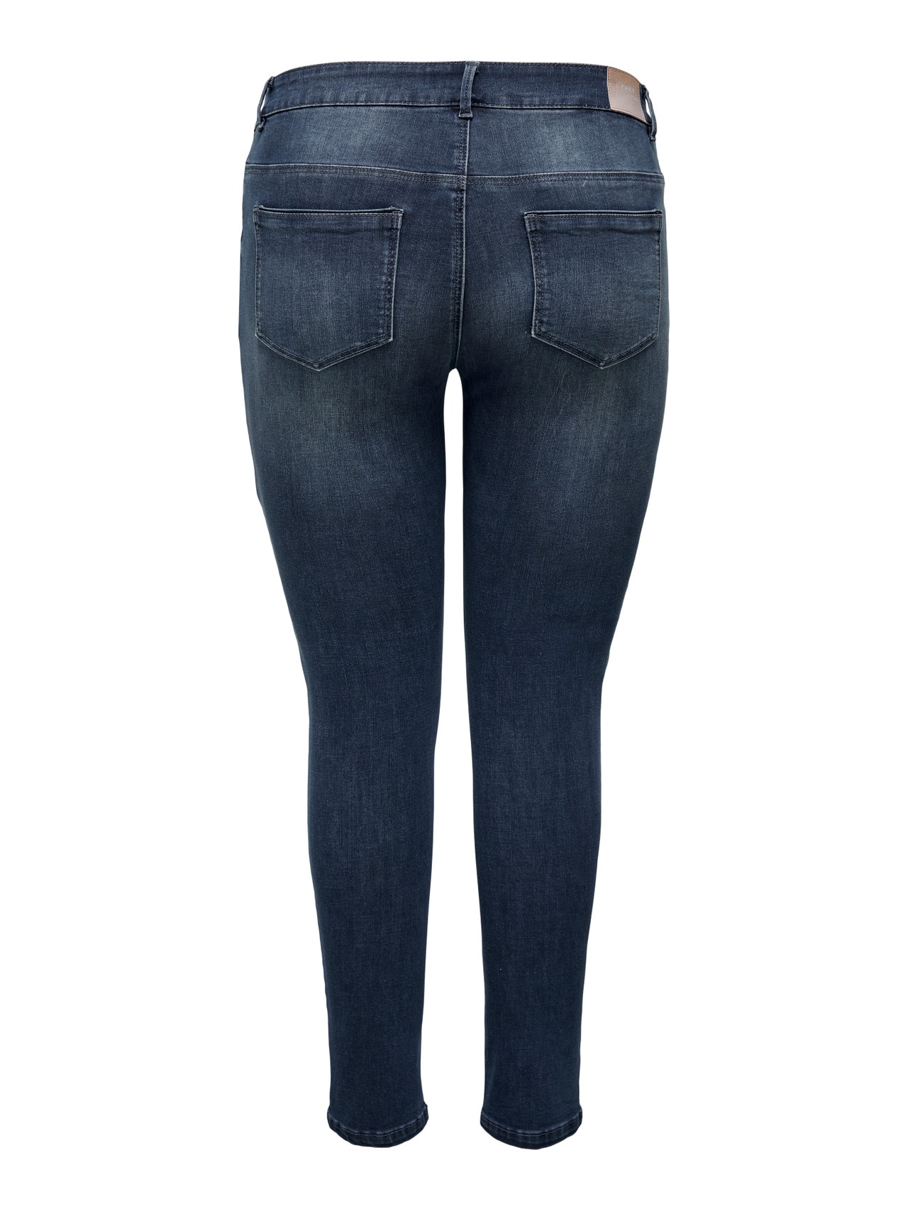 ONLY Curvy CARSally reg Skinny fit jeans -Blue Black Denim - 15237849