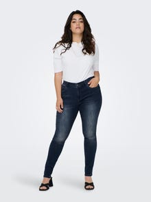 ONLY Curvy CARSally reg Skinny fit-jeans -Blue Black Denim - 15237849