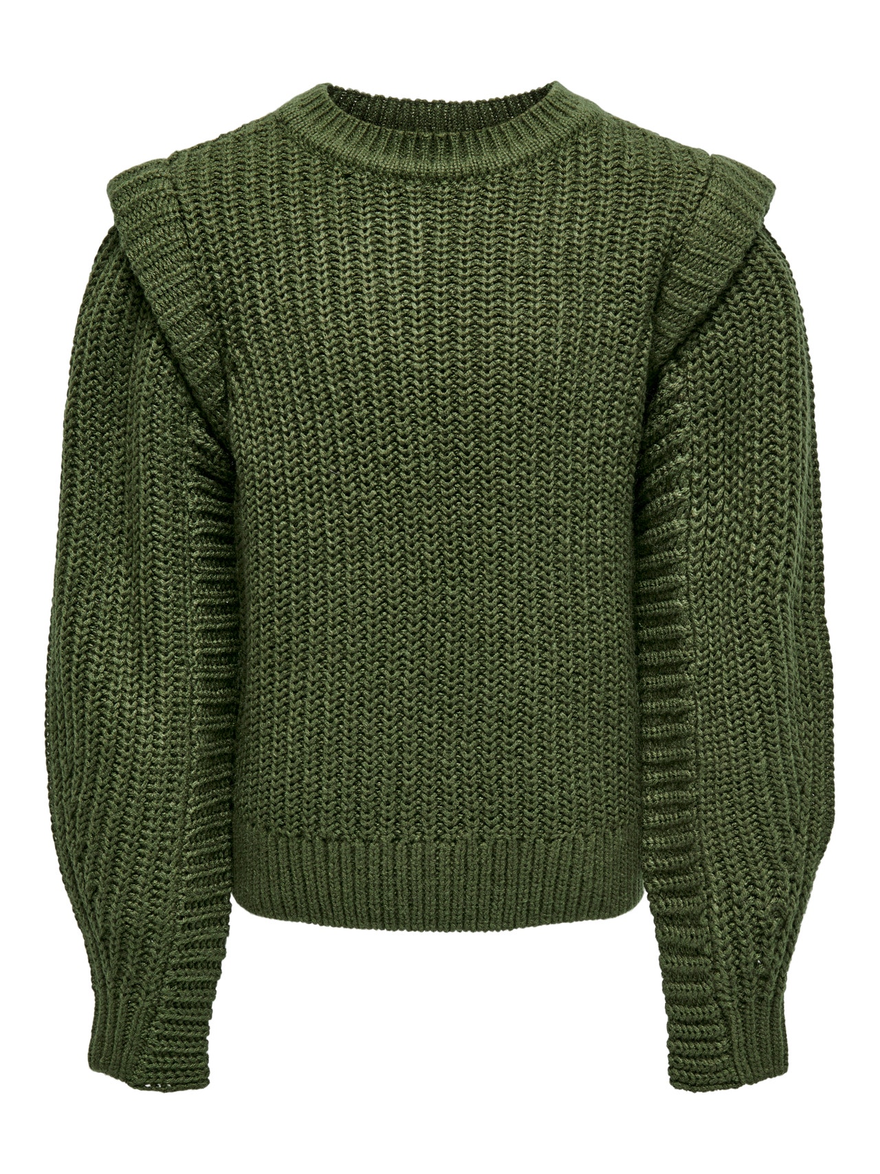 ONLY Regular Fit Round Neck Pullover -Olive Night - 15237878