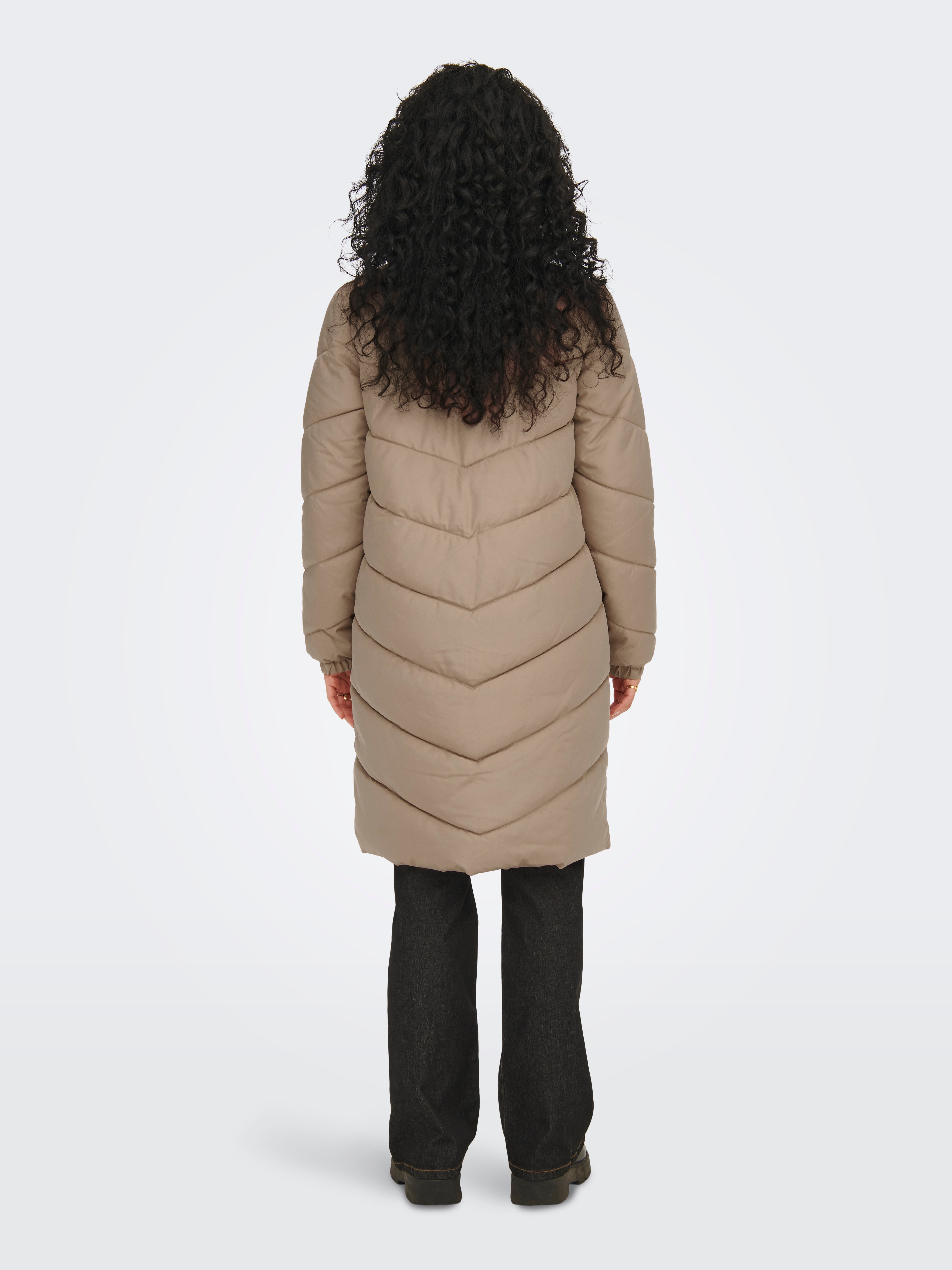 long puffer jacket lightweight