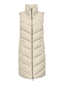 ONLY Long quilted Waistcoat -Moonbeam - 15237894