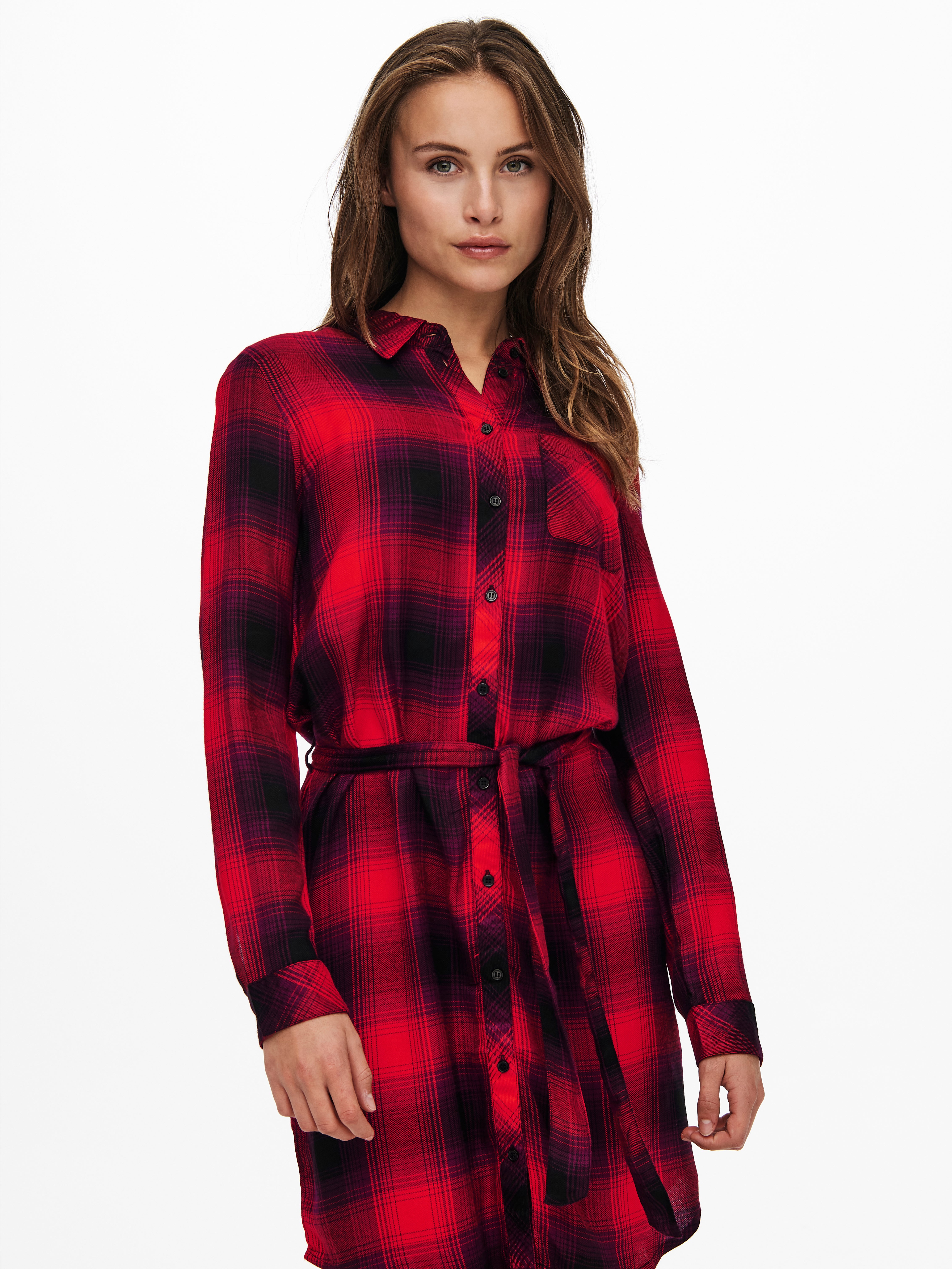 ONLRILEY Langes Kleid | Mittleres Rosa | ONLY®