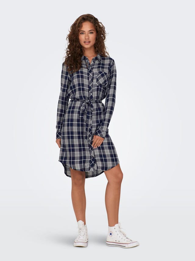 ONLY mini Checked Dress - 15238033