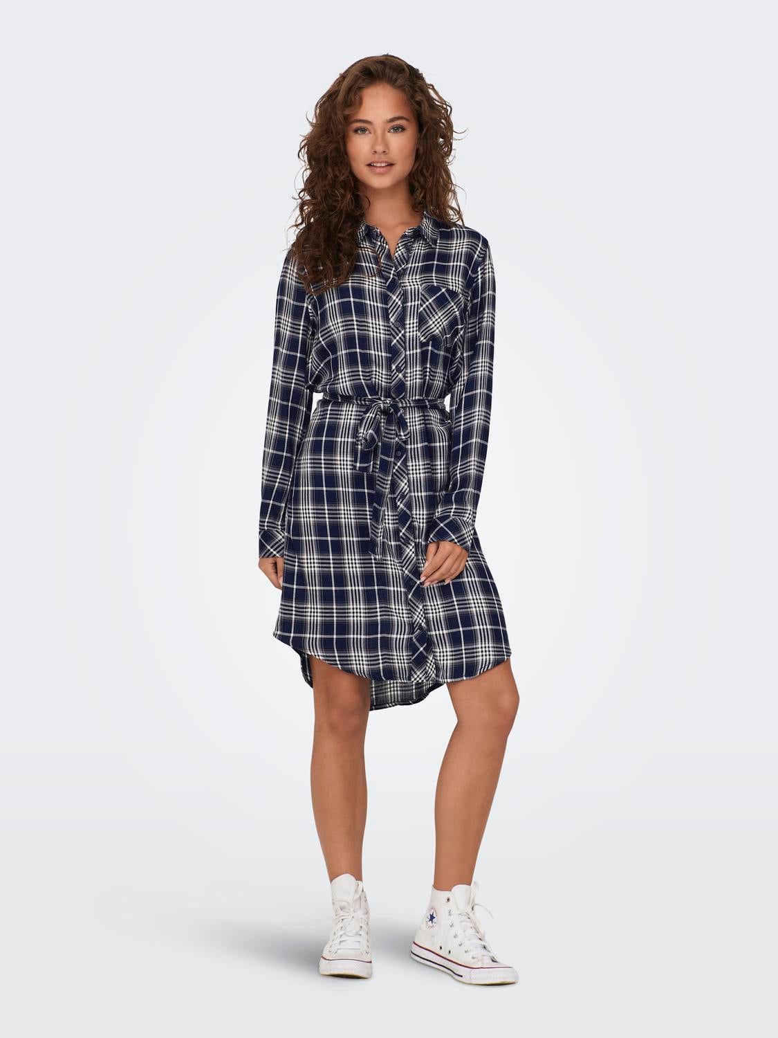 Mini clearance check dress