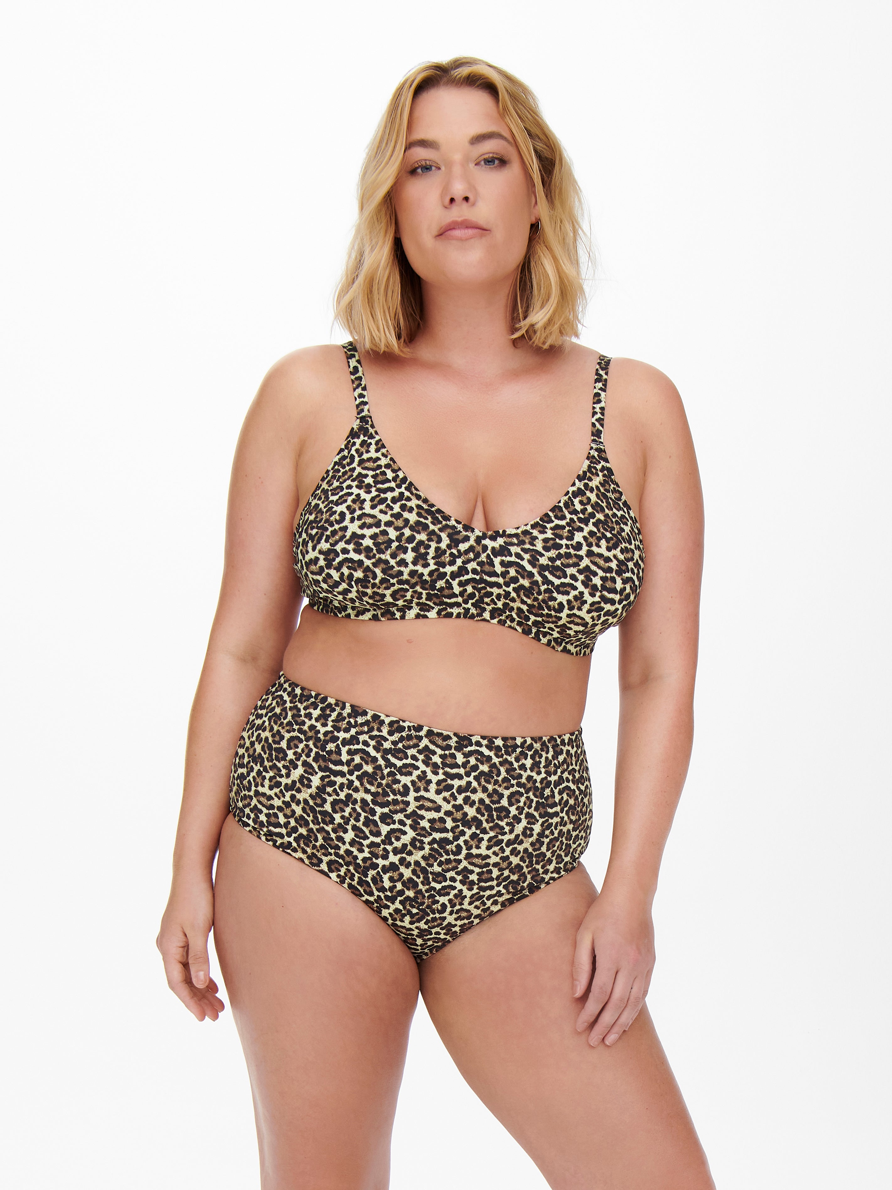 Curvy Bikini top Light Brown ONLY