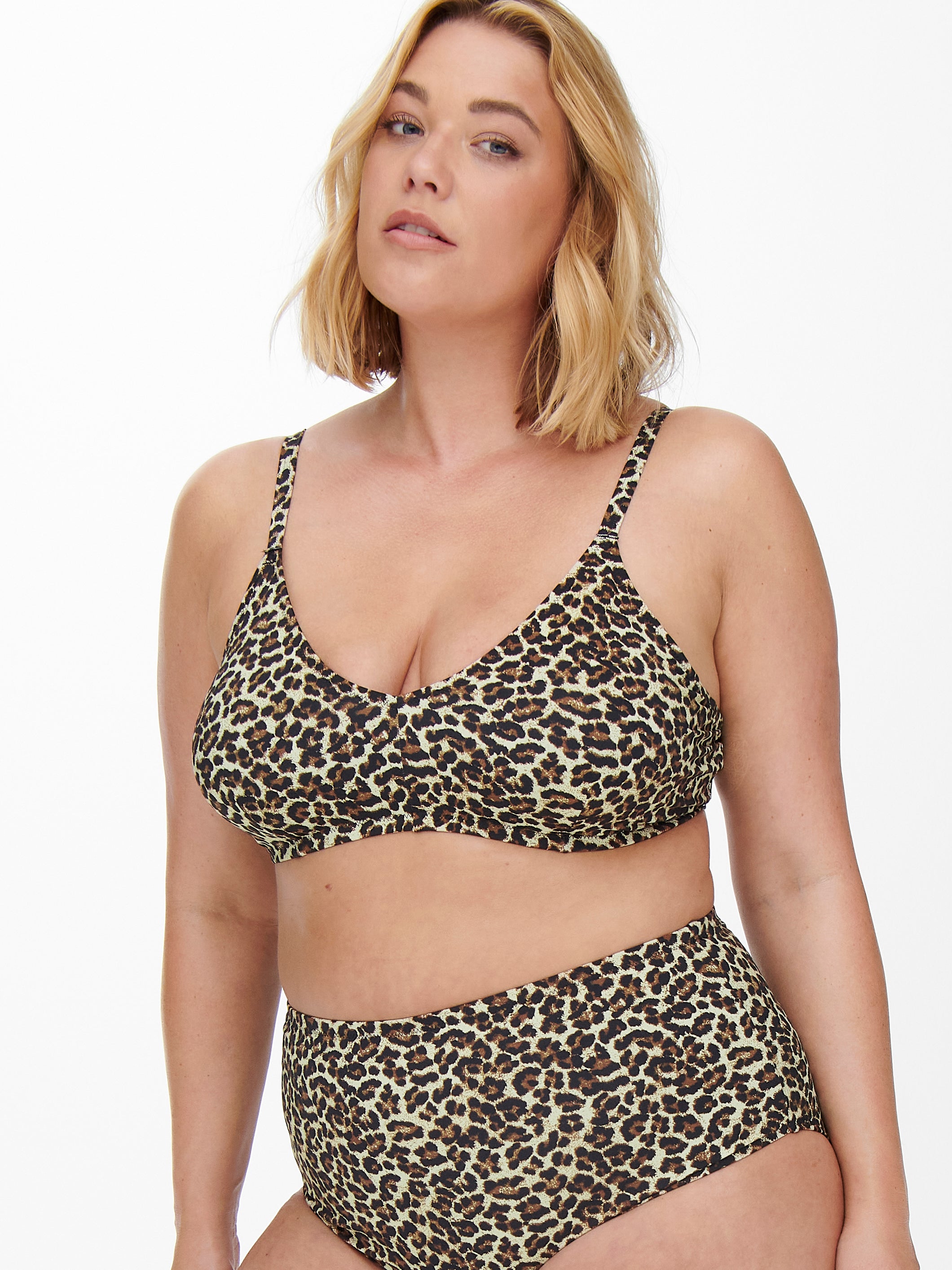 plus size cheetah bikini