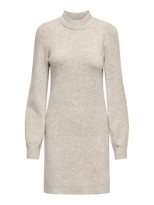 ONLY High neck Knitted Dress -Chateau Gray - 15238237