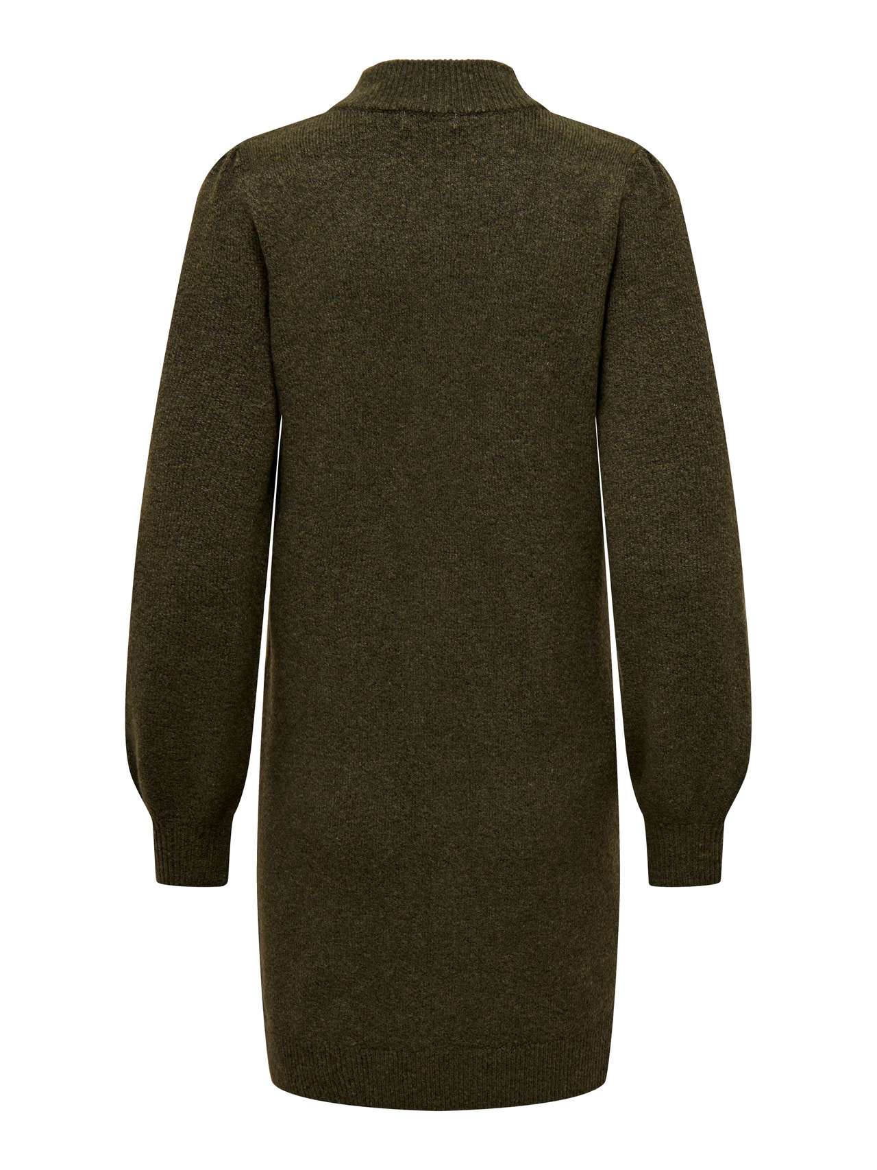 ONLY High neck Knitted Dress -Dark Olive - 15238237