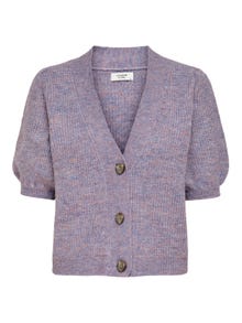 ONLY À manches courtes Cardigan -Lavender Gray - 15238249