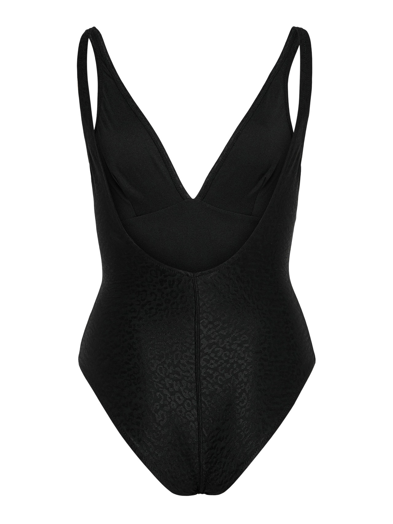 ONLY V-neck Swimsuit -Black - 15238315
