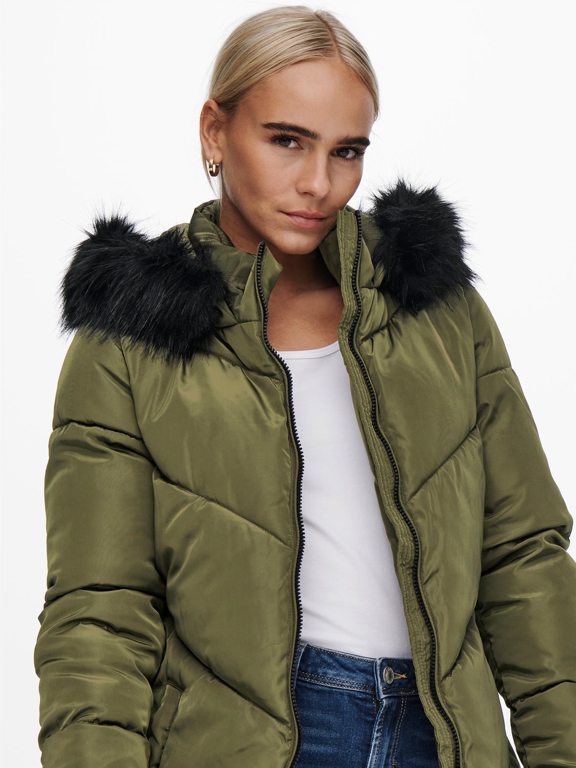 long puffer coat topshop