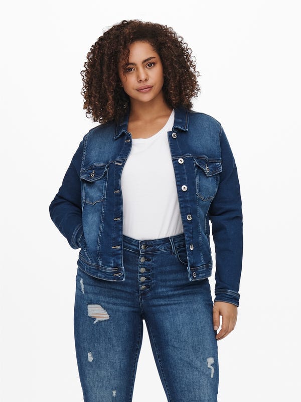 Oversized Dames Denim Spijkerjas met Ceintuur en Knopen