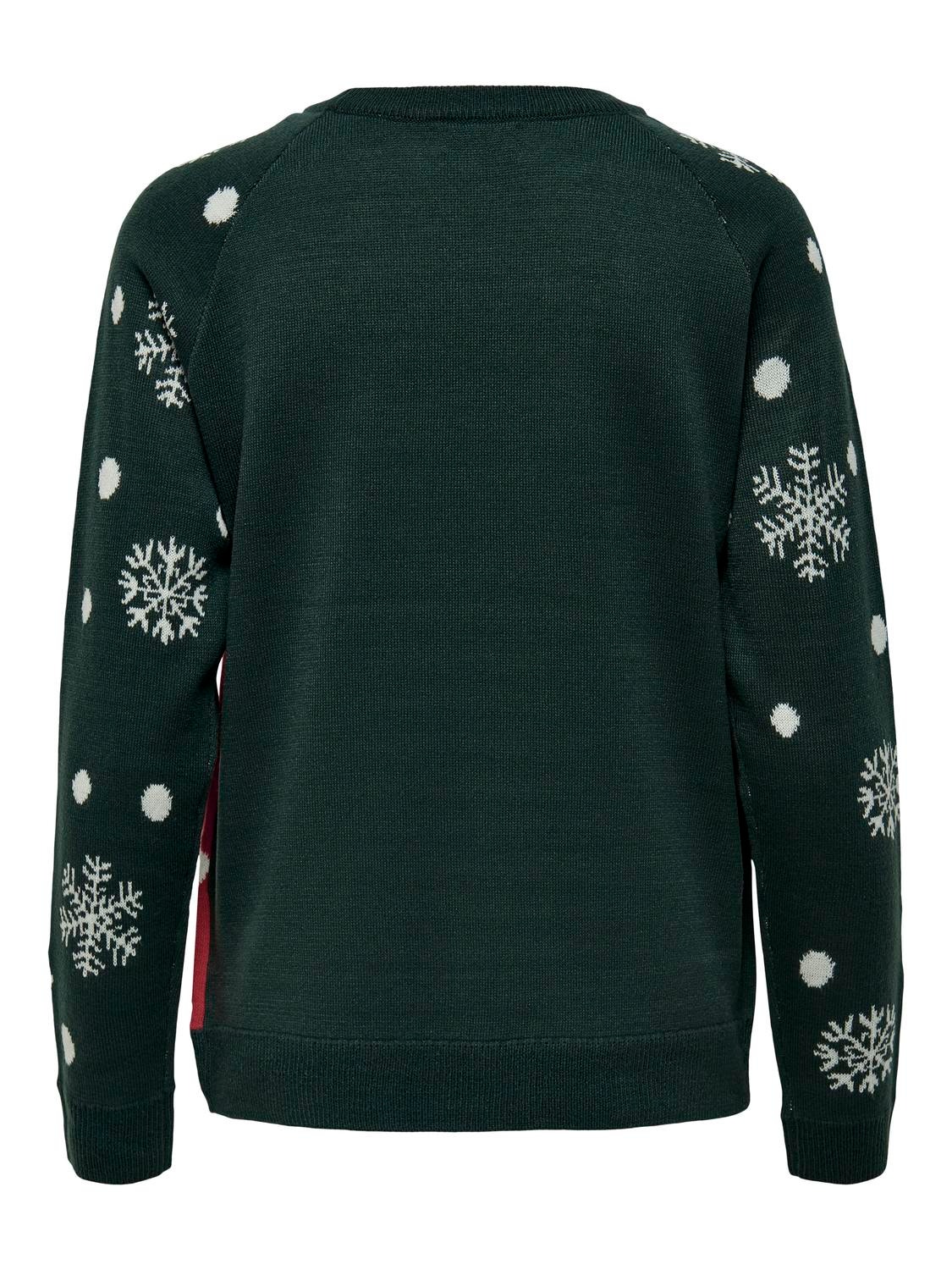 ONLY Noël en tricot Pullover -Green Gables - 15238375