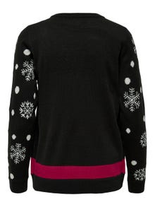 ONLY Noël en tricot Pullover -Black - 15238375