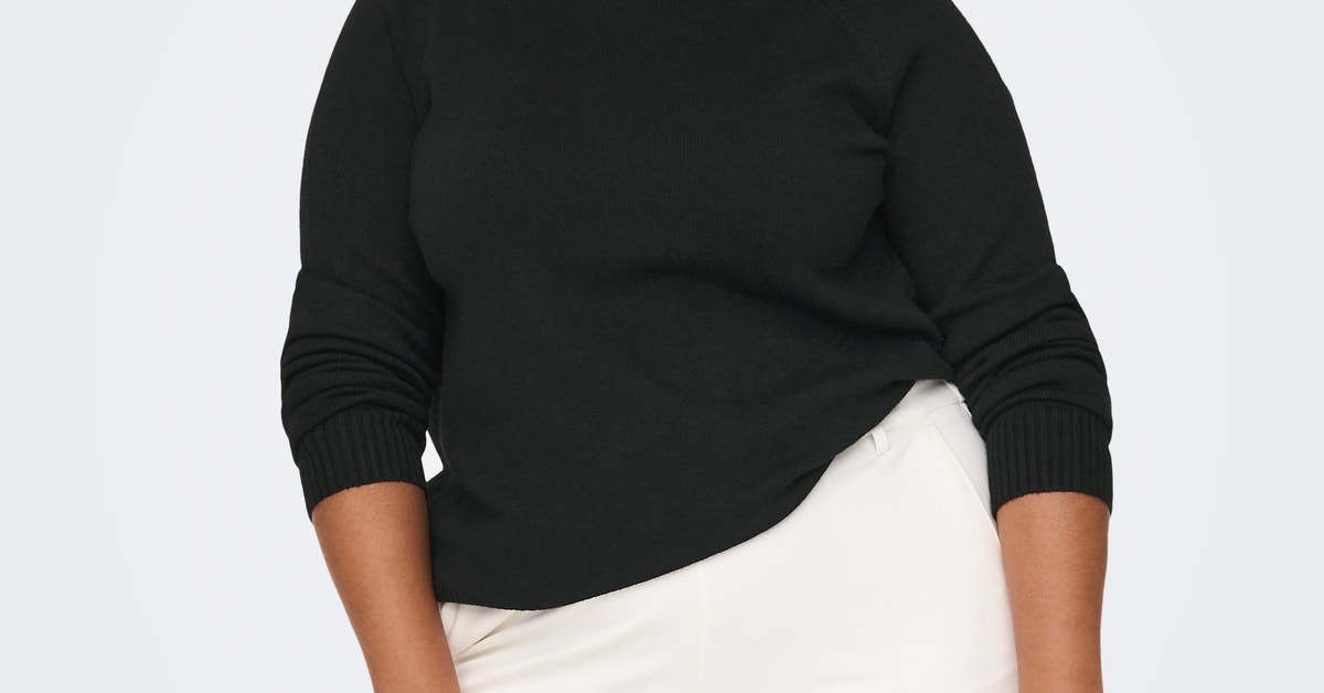 Voluptueuse unie Pull en maille avec une remise de 20 ONLY®