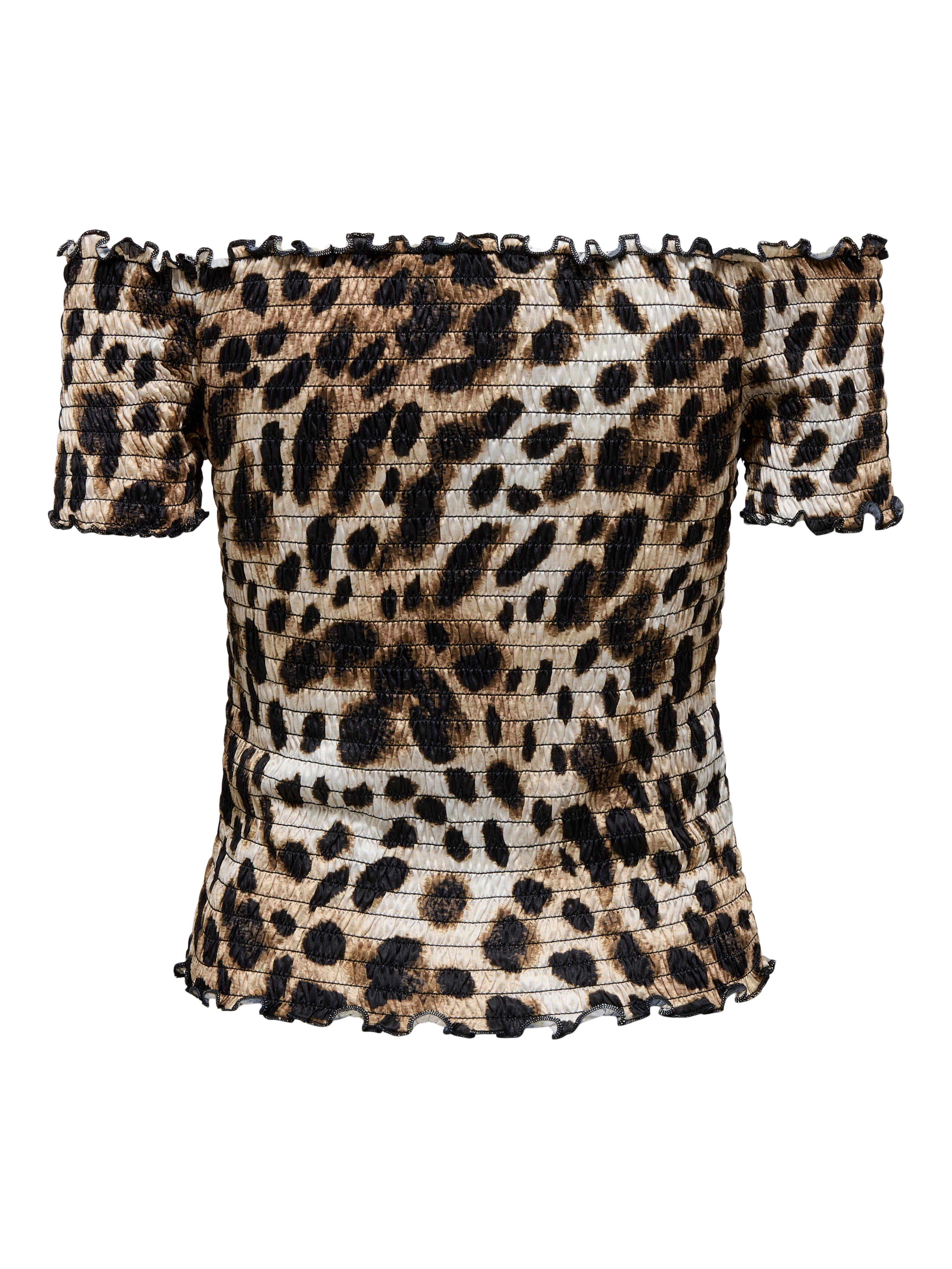 JDYBOA Gesmoktes Top | Beige | ONLY®