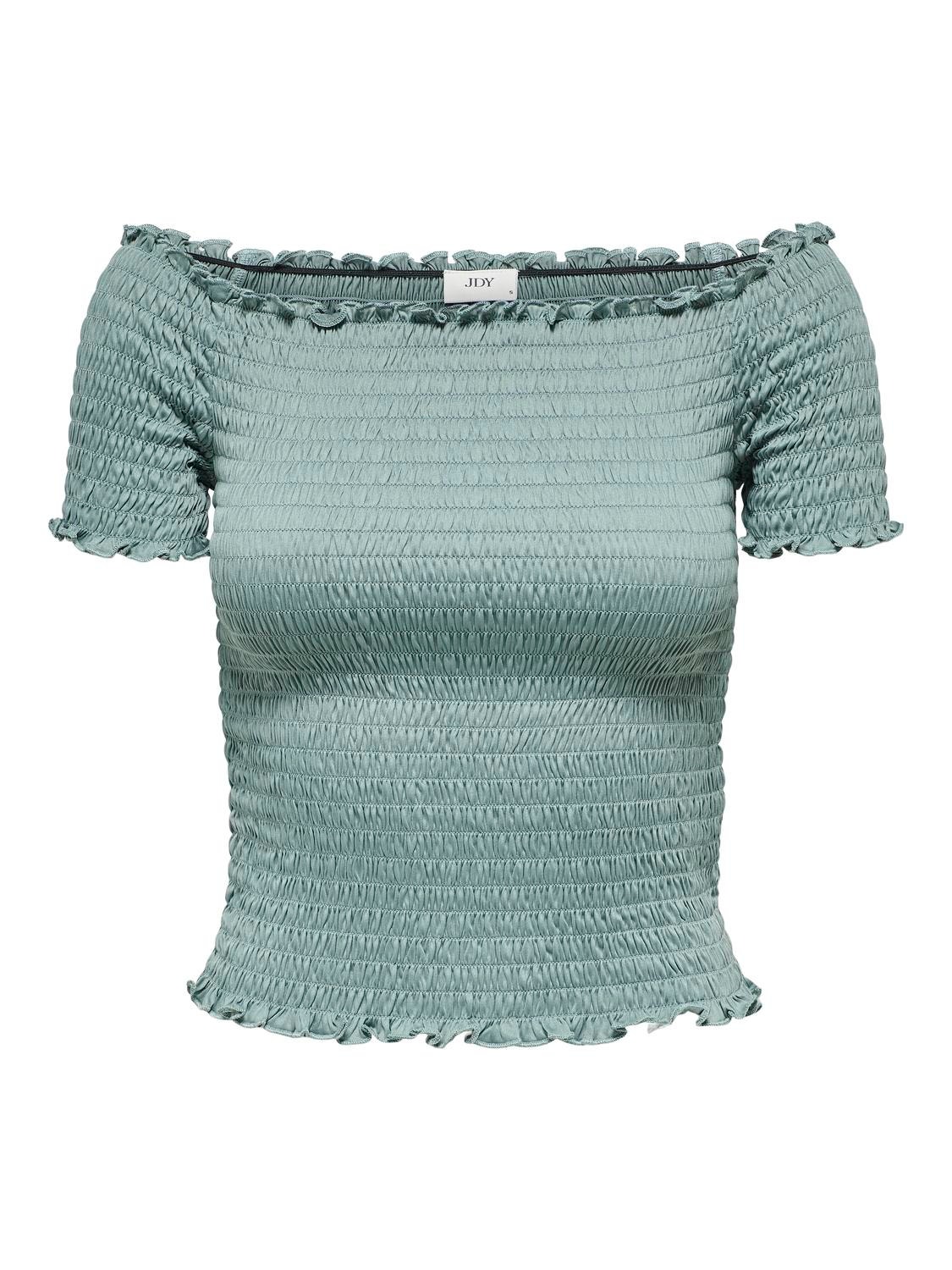 ONLY Regular Fit Off Shoulder Topp -Chinois Green - 15238561