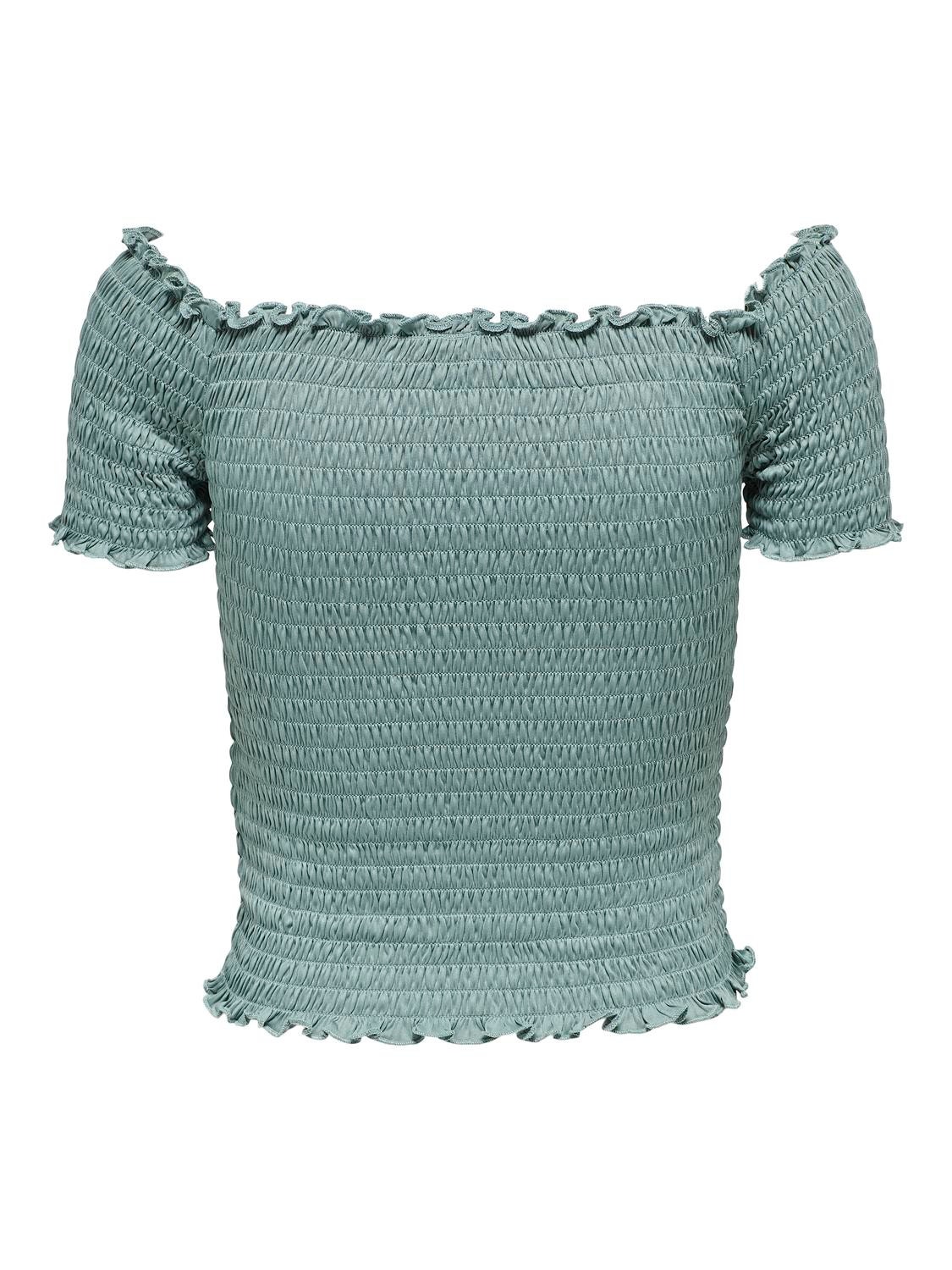 ONLY Regular fit Off shoulder Topit -Chinois Green - 15238561