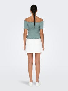 ONLY Regular Fit Off Shoulder Topp -Chinois Green - 15238561
