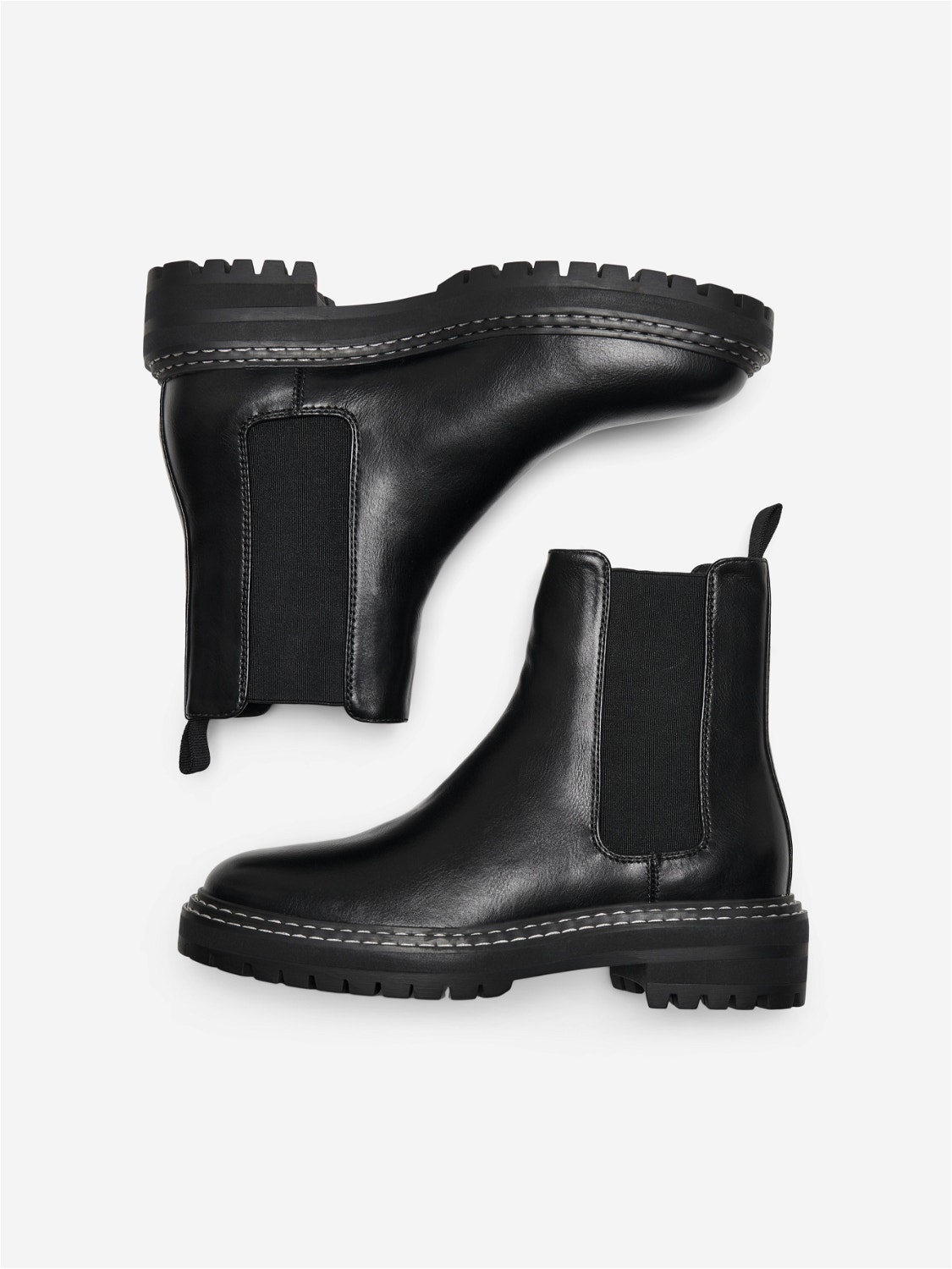 ONLY Bottes Bout rond -Black - 15238755