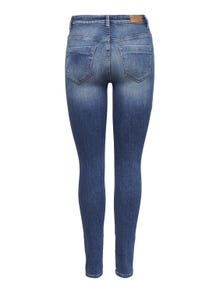 ONLY Jeans Skinny Fit Taille haute -Medium Blue Denim - 15239060