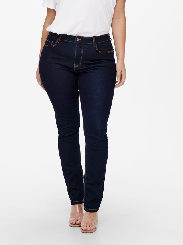 ONLY Skinny fit Mid waist Versleten zoom Jeans - 15239071
