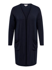 ONLY Voluptueux, long Cardigan -Night Sky - 15239098