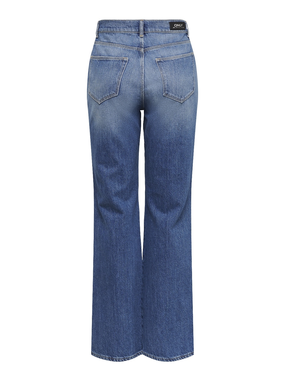 ONLY ONLMiloh life ex hw wide Flared Jeans -Light Medium Blue Denim - 15239241