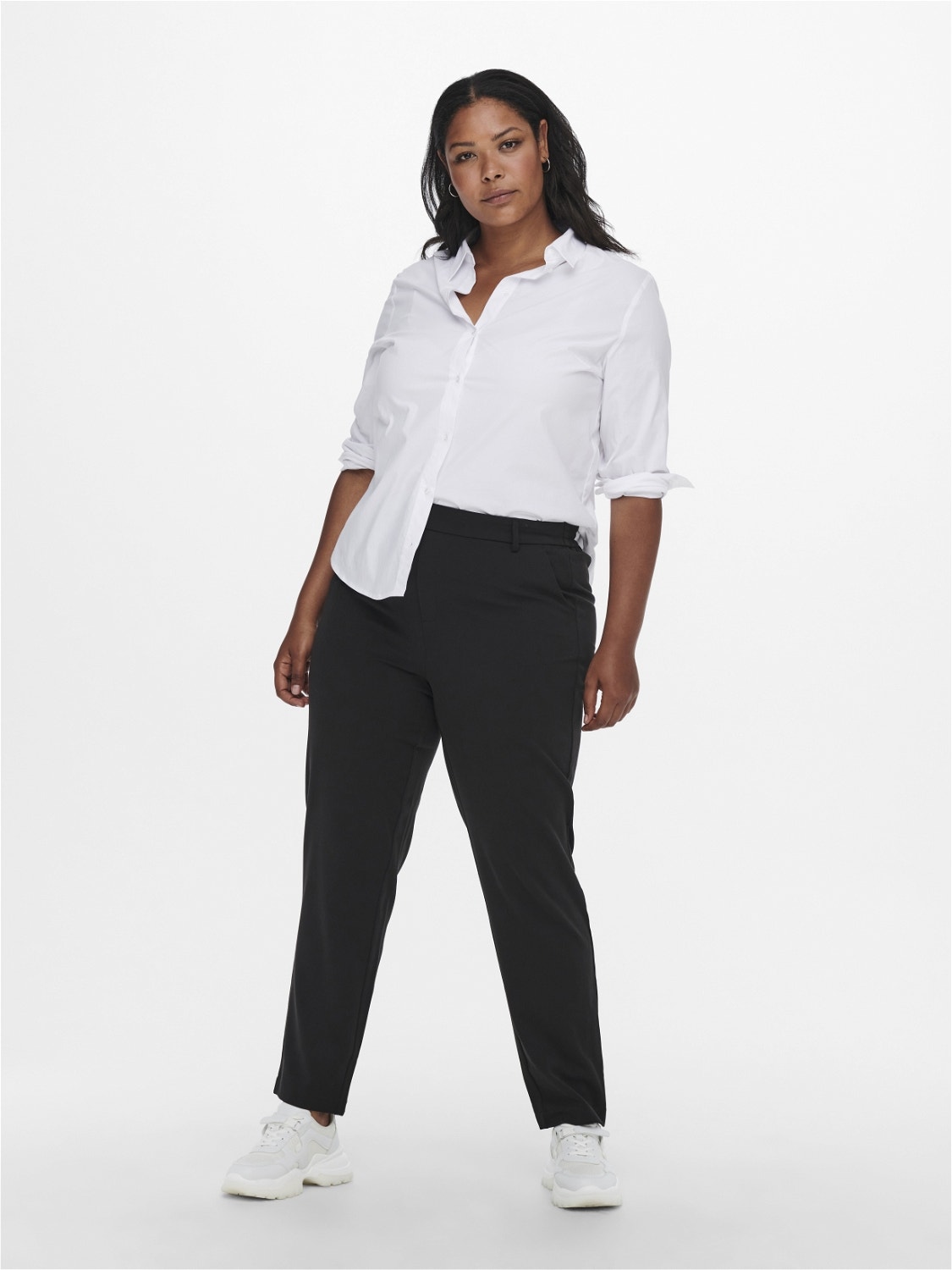 ONLY Regular Fit Trousers -Black - 15239373