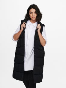 ONLY Curvy quilted Waistcoat -Black - 15239531
