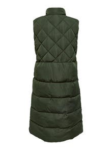 ONLY Curvy quilted Waistcoat -Forest Night - 15239531