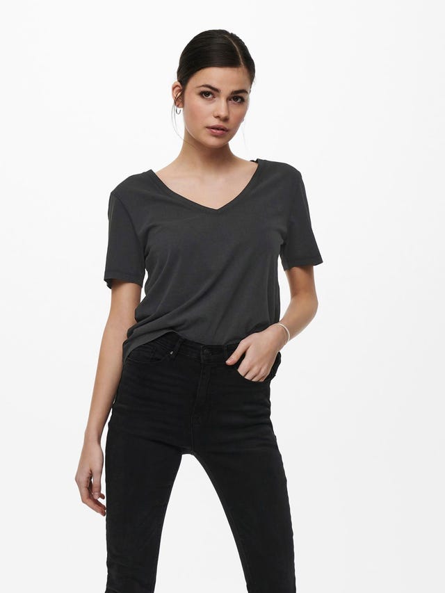 ONLY Tops Regular Fit Col rond - 15239939