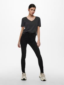 ONLY Tops Regular Fit Col rond -Black - 15239939