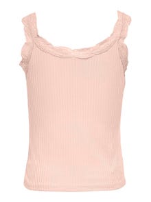 ONLY Finitions en dentelle Top -Soft Pink - 15240741